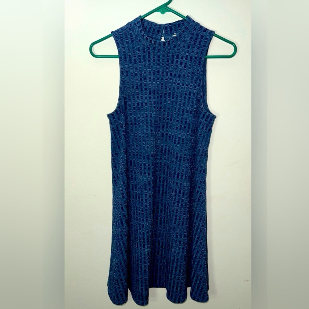 Sugar + Lips Ladies Navy Blue Midi Dress! Size Medium.